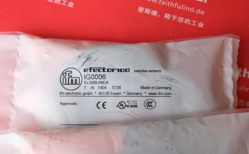 Ifm IG0006 易福门电感式接近开关 IG-2008-ABOA