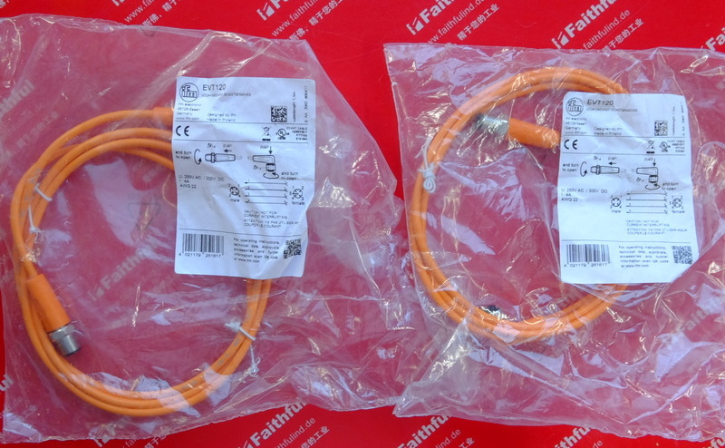 Ifm EVT120 易福门连接电缆 VDOAH040VAS01,5E04STGH040VAS