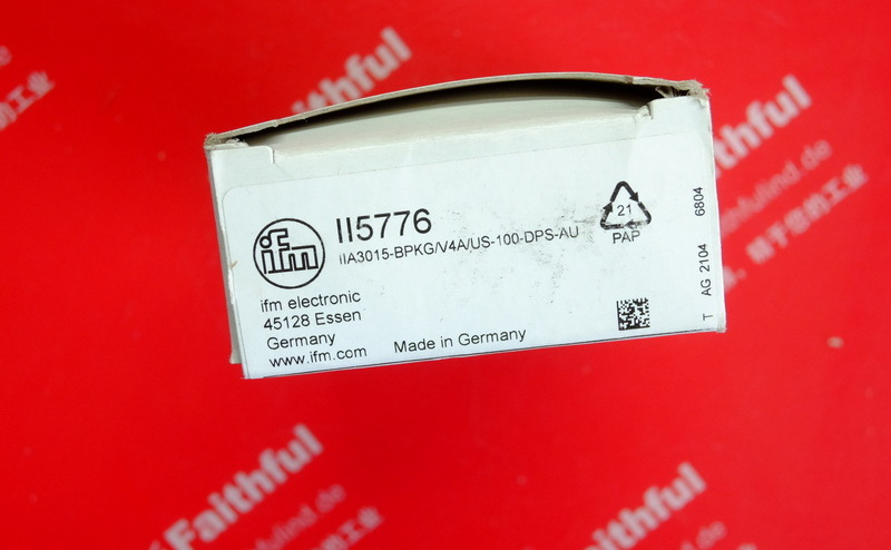 Ifm II5776 易福门电感式接近开关 IIA3015-BPKG/V4A/US-104