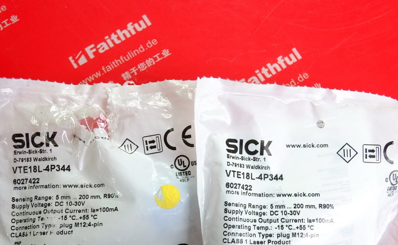Sick VTE18L-4P344 西克圆柱形光电传感器 6027422