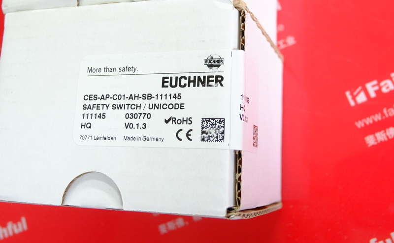 Euchner 111145 安士能非接触式安全开关 CES-AP-C01-AH-SB-111145