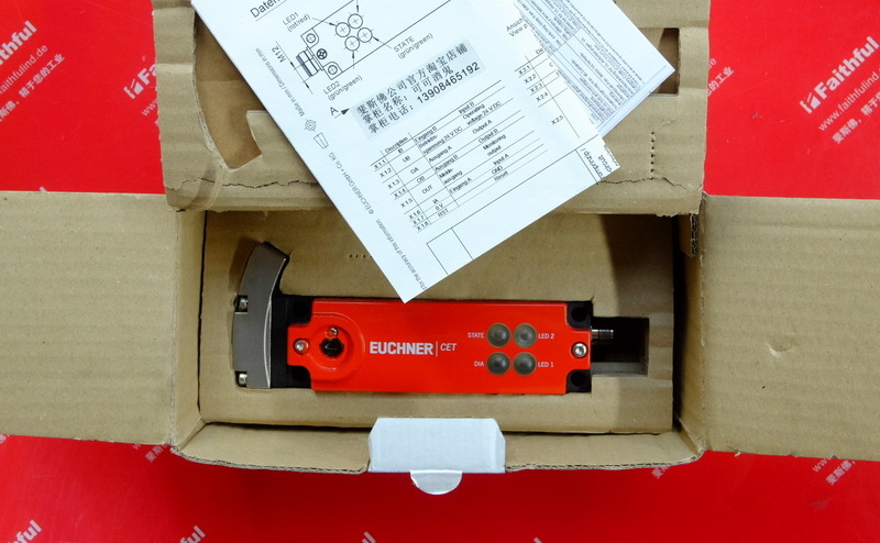 Euchner 109401 安士能非接触式安全开关 CET3-AR-CRA-AH-50X-SG-109401，M12接插头