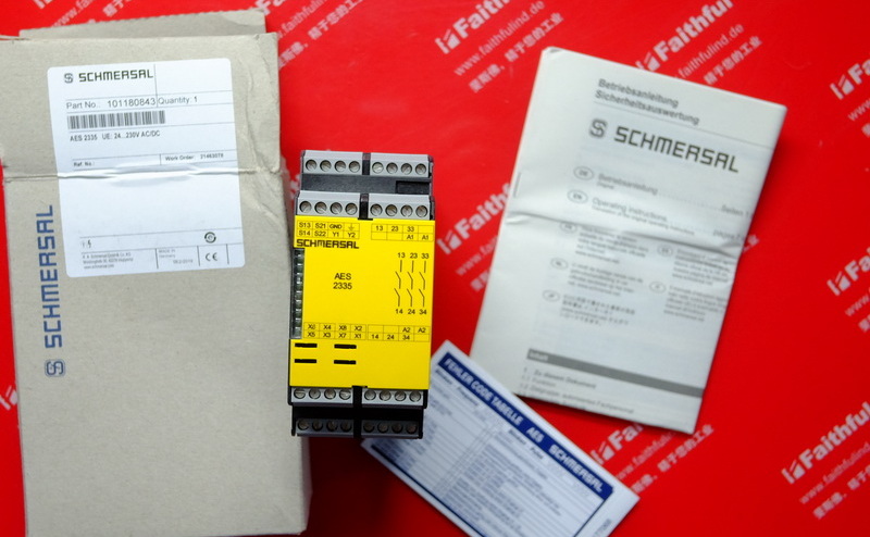 Schmersal 101180843 施迈赛安全继电器模块 AES 2335 UE: 24...230V AC/DC
