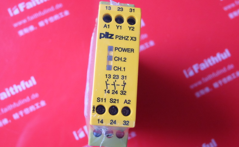 pilz 774350 皮尔磁双手安全监控继电器模块 P2HZ X3 24VDC 2n/o 1n/c