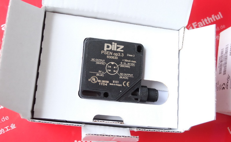 Pilz 630830 皮尔磁反射传感器 PSEN op3.3 Reflex NO/NC M12