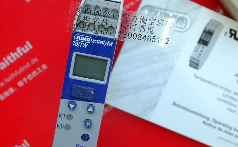 Jumo 00608932 久茂温度限制器 701160/8-0153-001-25 监视器 safetyM TB/TW