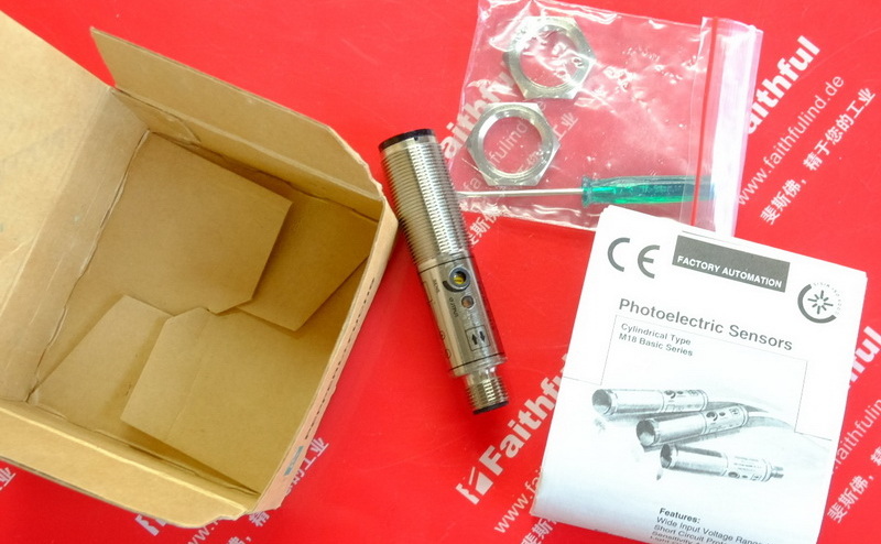 P+F 082415 倍加福漫反射式光电传感器 OBT200-18GM70-E5-V1 Pepperl+Fuchs