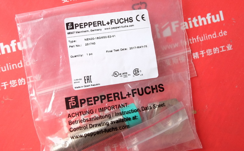 P+F 231740 倍加福电感式传感器 NEN20-18GM50-E2-V1 Pepperl+Fuchs