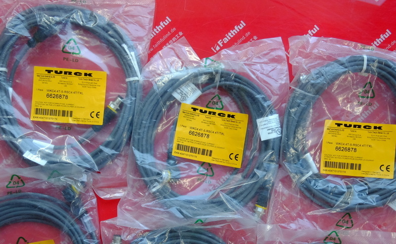 Turck 6626878 图尔克执行器和传感器电缆 WKC4.4T-5-RSC4.4T PUR