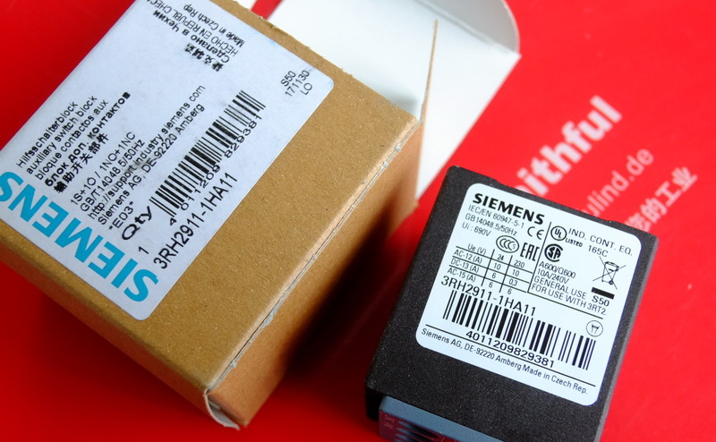 Siemens 3RH2911-1HA11 西门子辅助触点