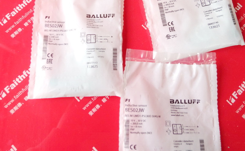 Balluff BES02JW 巴鲁夫电感式衰减系数1传感器 BES M12MD1-PSC80E-S04G-W