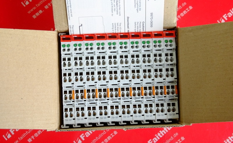 Wago 750-501 万可2通道数字量输出模块 WAGO I/O SYSTEM